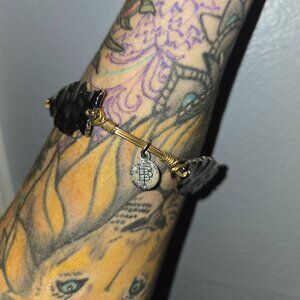 Bourbon and Bowties Gold Arrowhead Bangle Bracelet